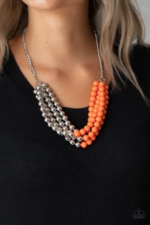 Paparazzi Layer After Layer Necklace Orange
