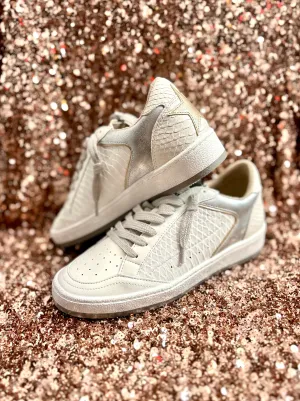 Park White Snake Sneakers
