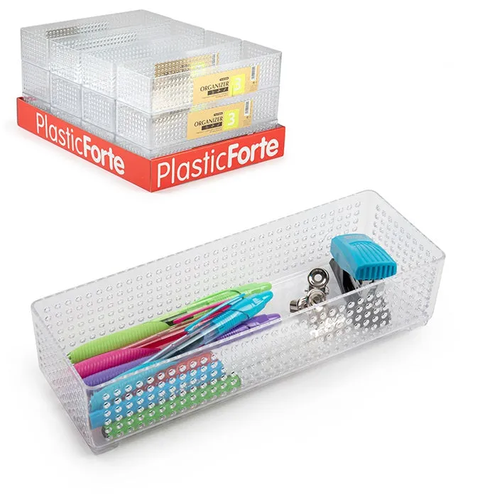 Plastic Forte Office Tray, Desk Organizer No. 3