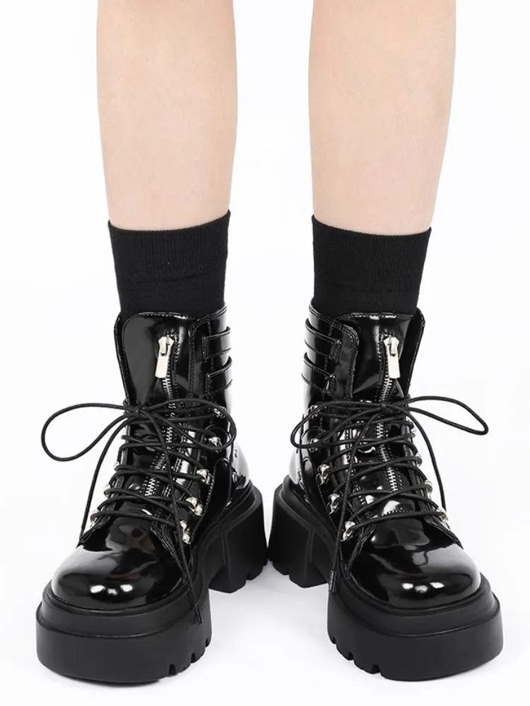 Platform work boots【s0000003919】