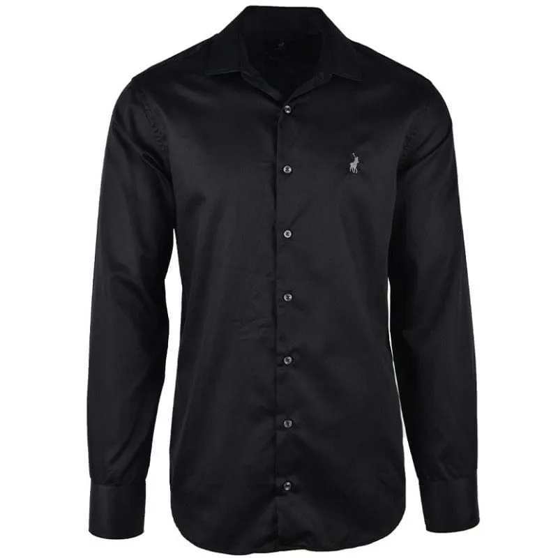Polo Custom Fit Greig Men's Shirt Black