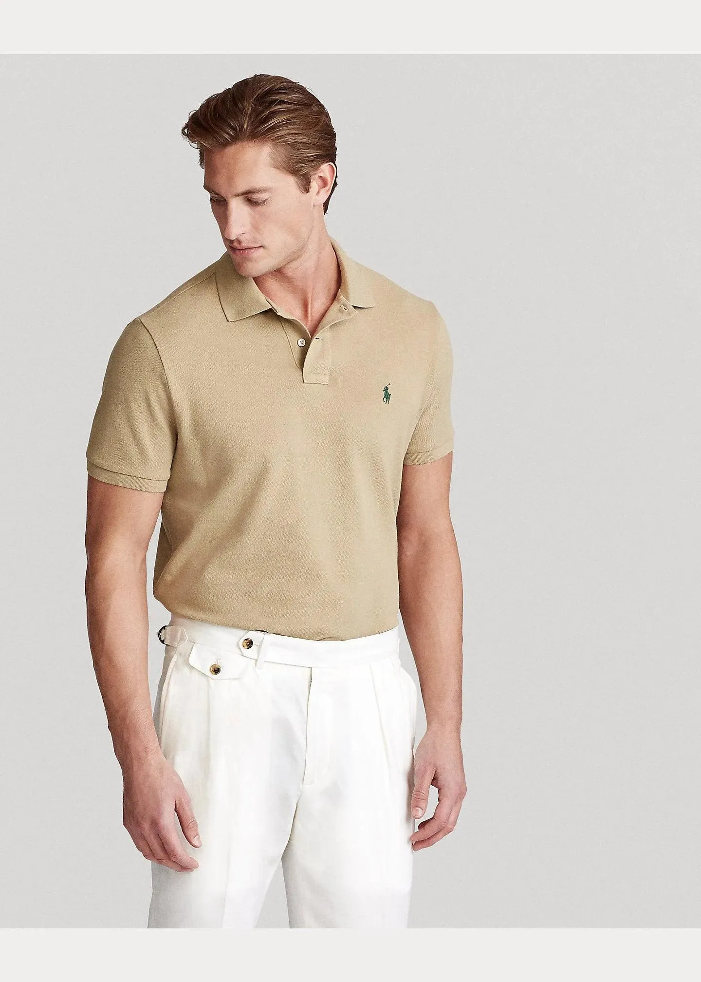 Polo de piqué Custom Slim Fit