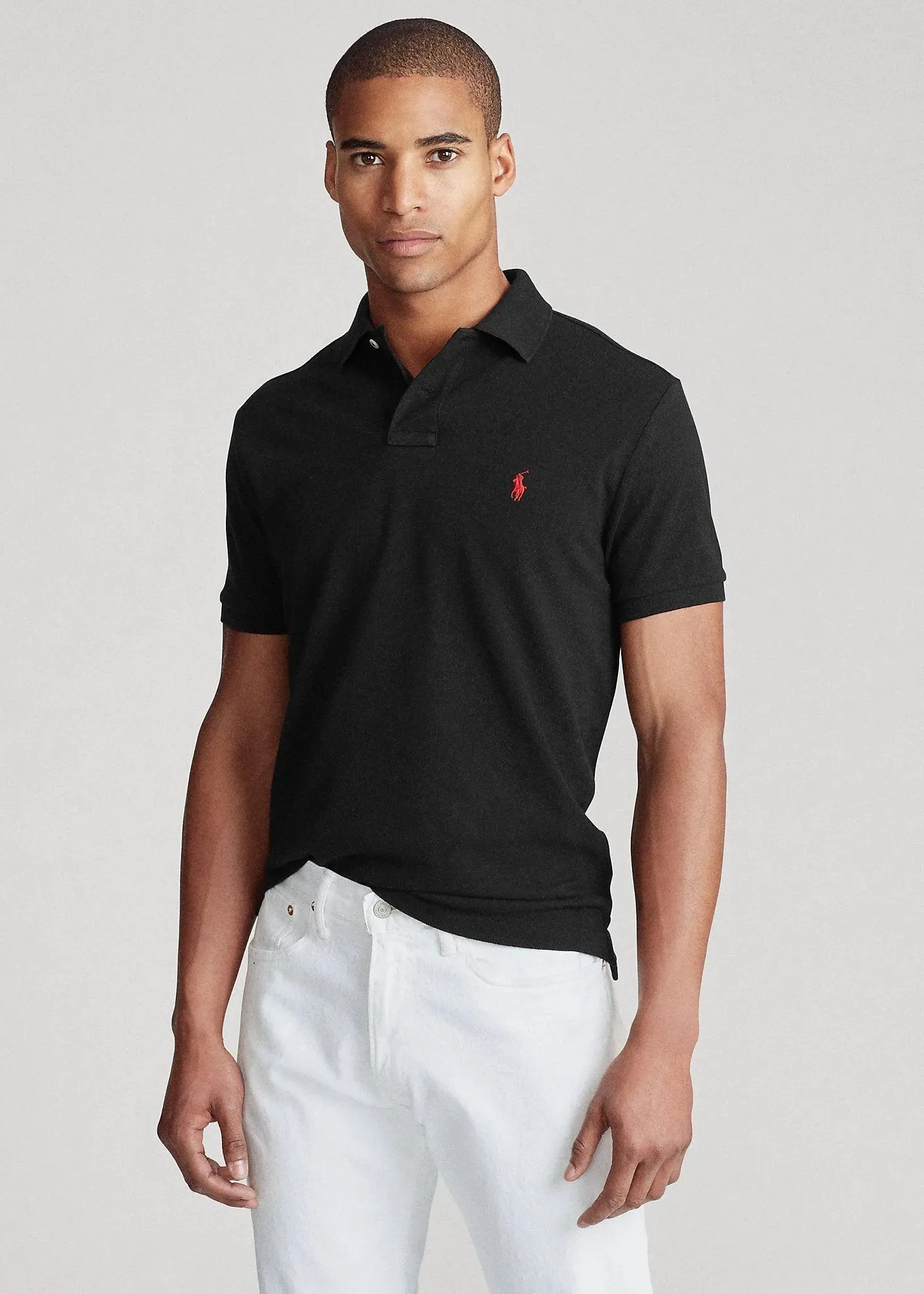 Polo de piqué Custom Slim Fit