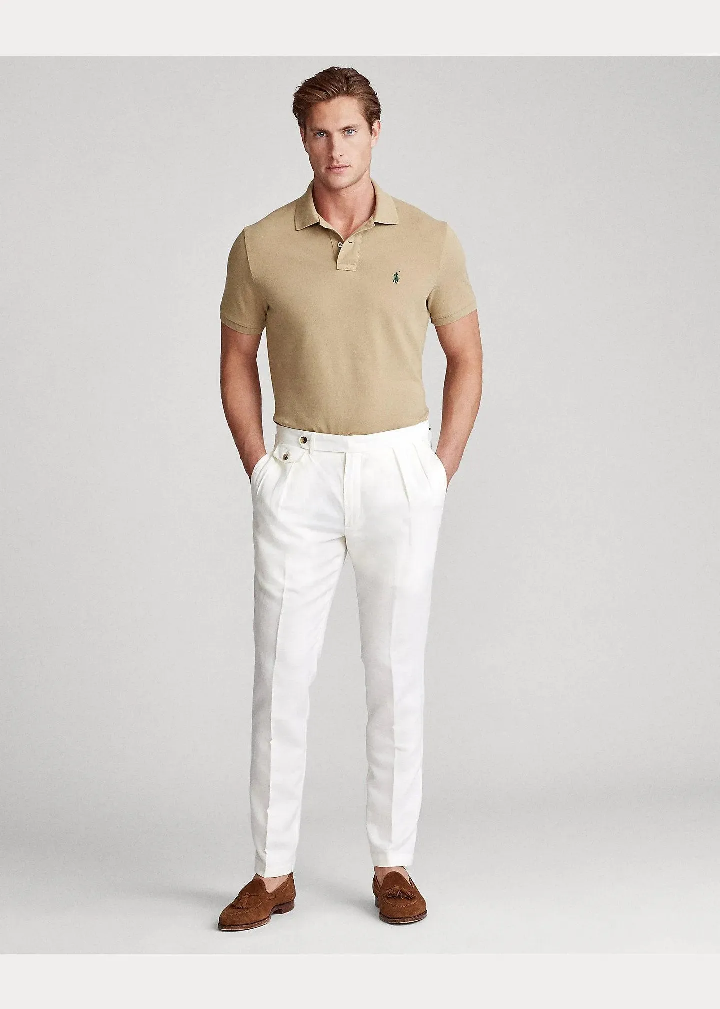 Polo de piqué Custom Slim Fit