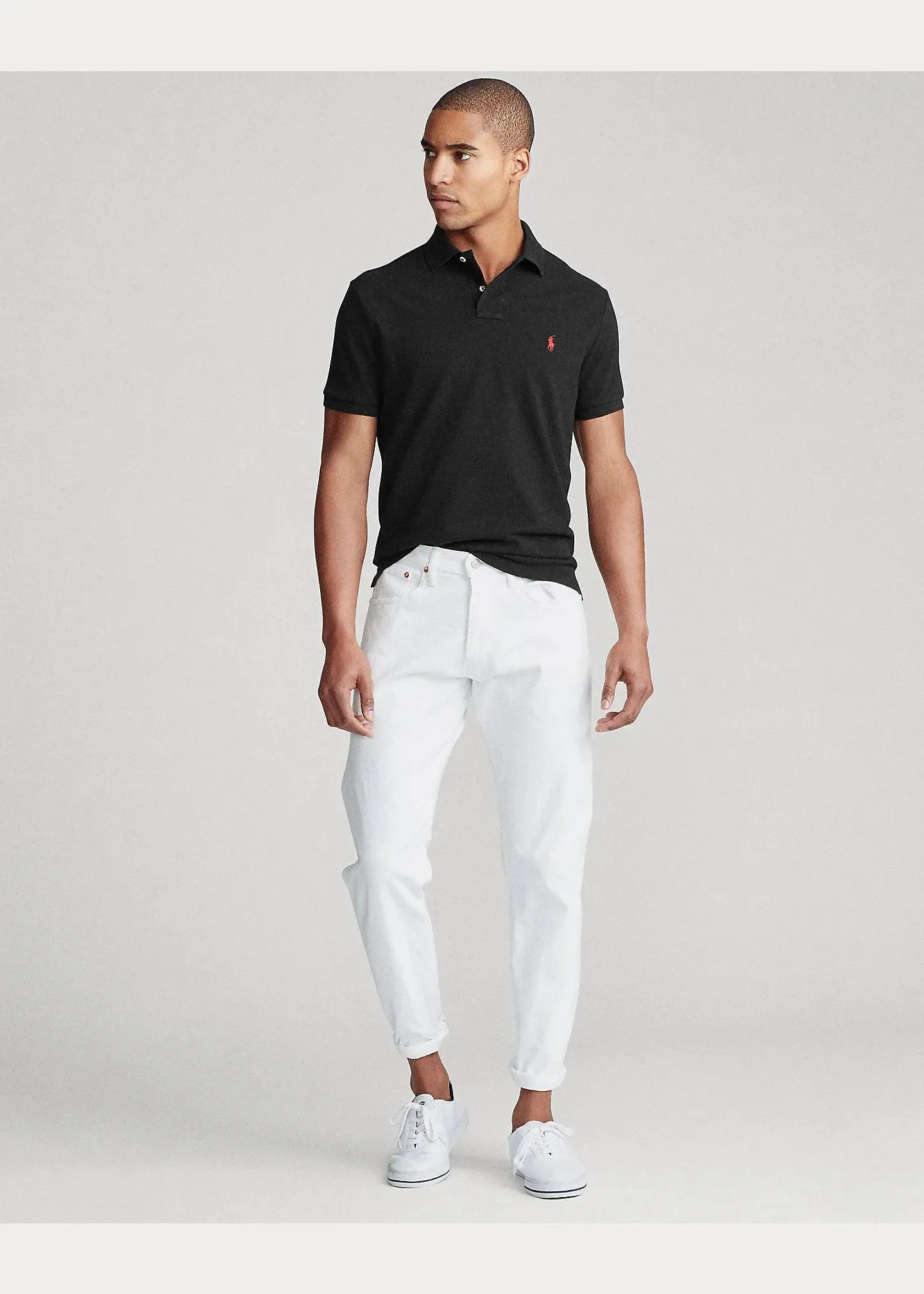 Polo de piqué Custom Slim Fit