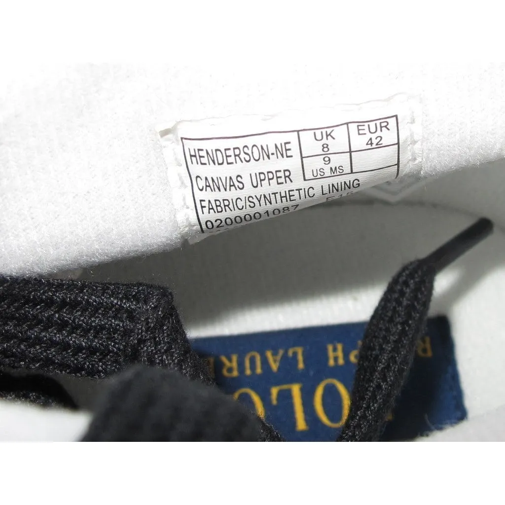 Polo Ralph Lauren Henderson Hi-Top Sneaker Men Shoes New!