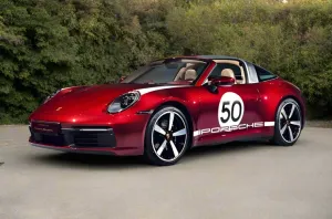 Porsche 911 Targa 4 2021 - 2024 Heat and UV Sun Shade by OC Sun Shade