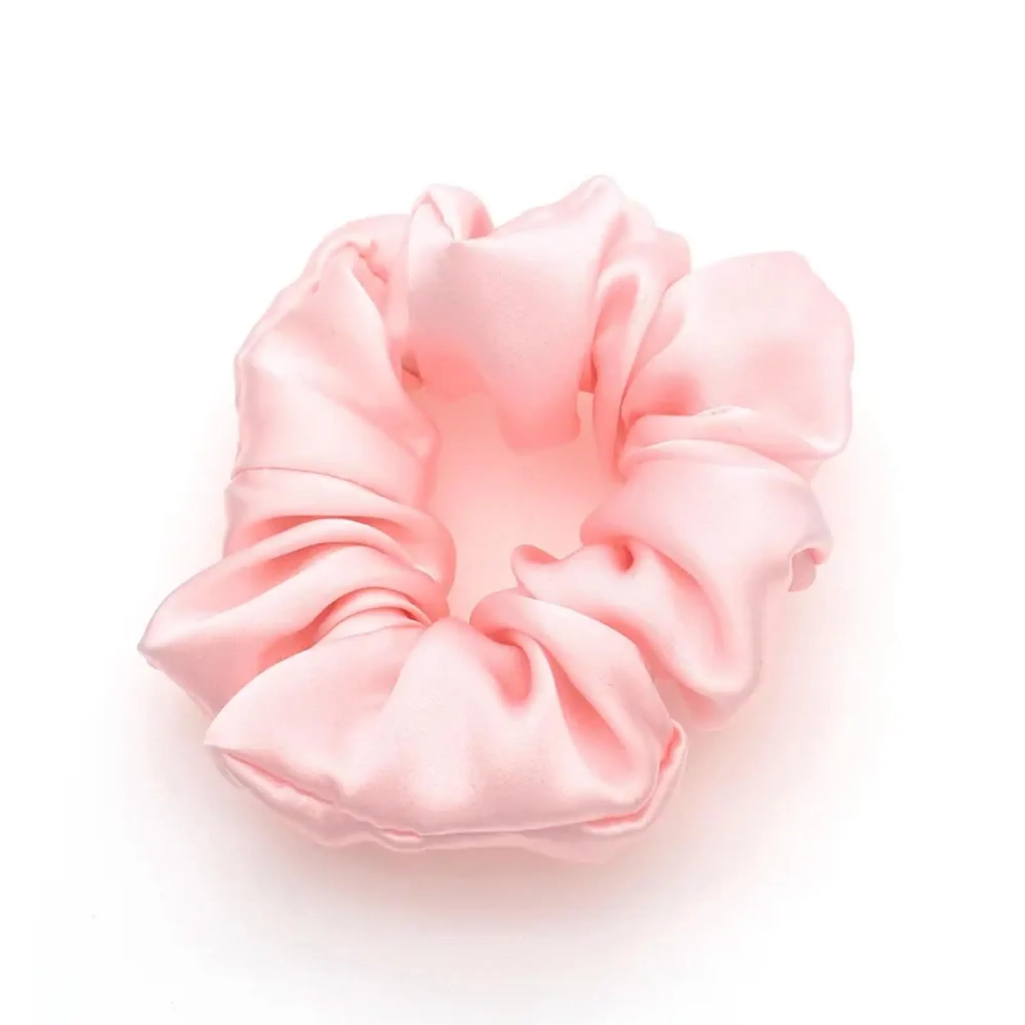 Prolixr's Pink Scrunchies For Women | Satin Scrunchies For Women - Anti Hair Breakage, No Tugging & Pulling | Hair Band For Women Stylish - For Pony Tail, Buns & Other Hairstyles |