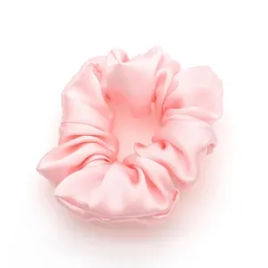 Prolixr's Pink Scrunchies For Women | Satin Scrunchies For Women - Anti Hair Breakage, No Tugging & Pulling | Hair Band For Women Stylish - For Pony Tail, Buns & Other Hairstyles |