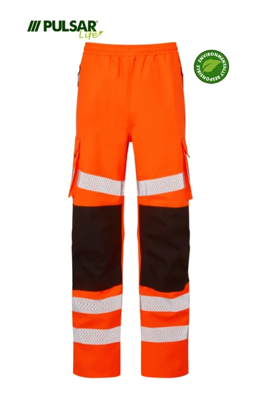 PULSAR® LIFE Waterproof HV Orange Overtrouser