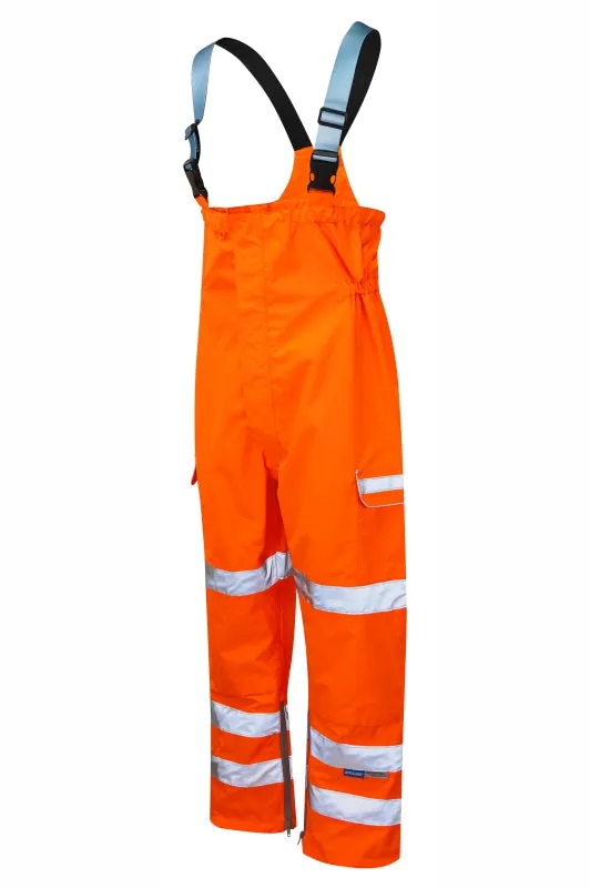 PULSAR® PROTECT Hi Vis Orange Waterproof Salopette