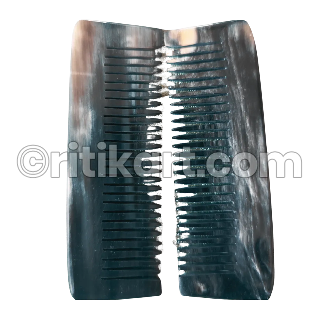 Pure Buffalo Horn Baby Hair Comb 8cm(Pack of 2)