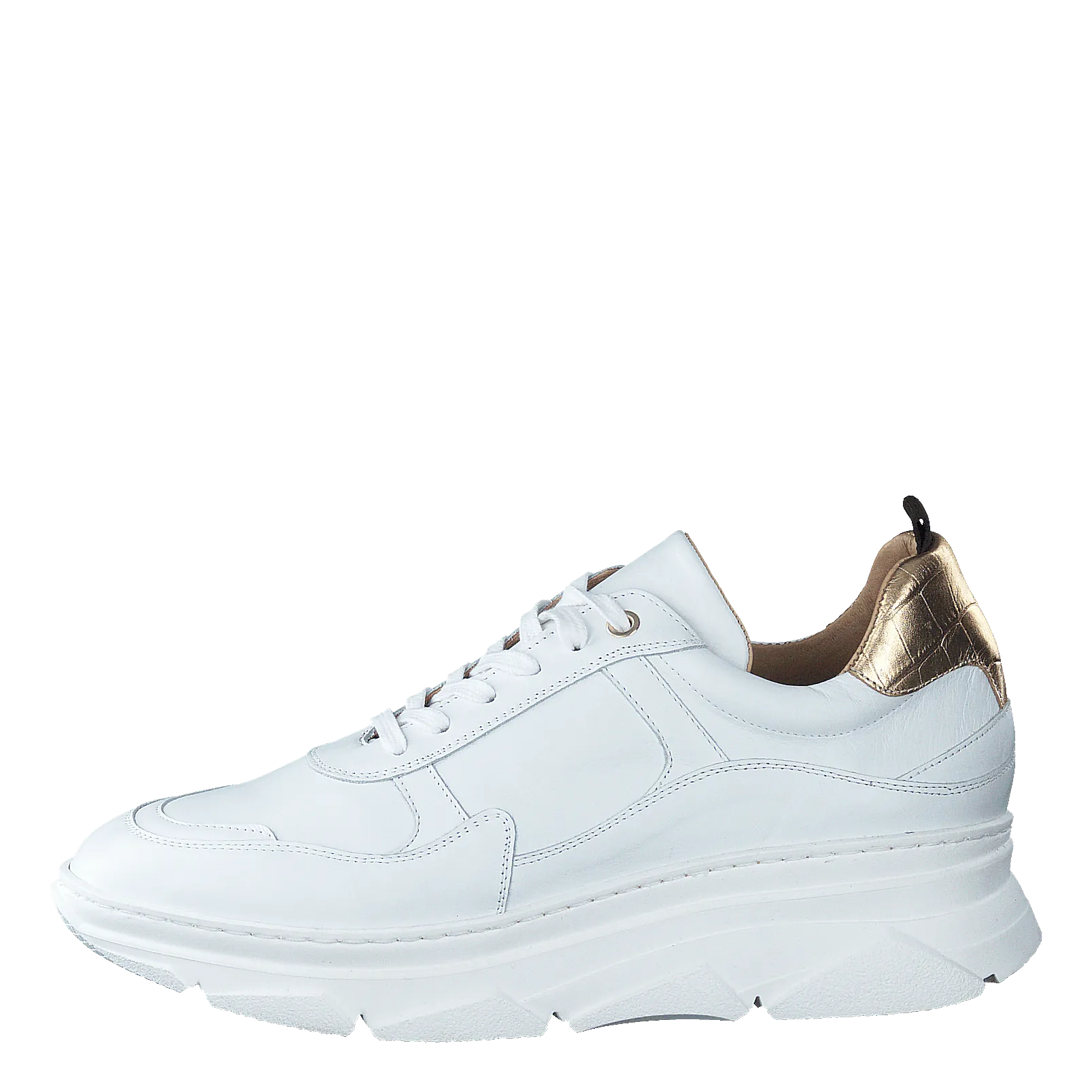 Quingo Bco White   Croc Gold