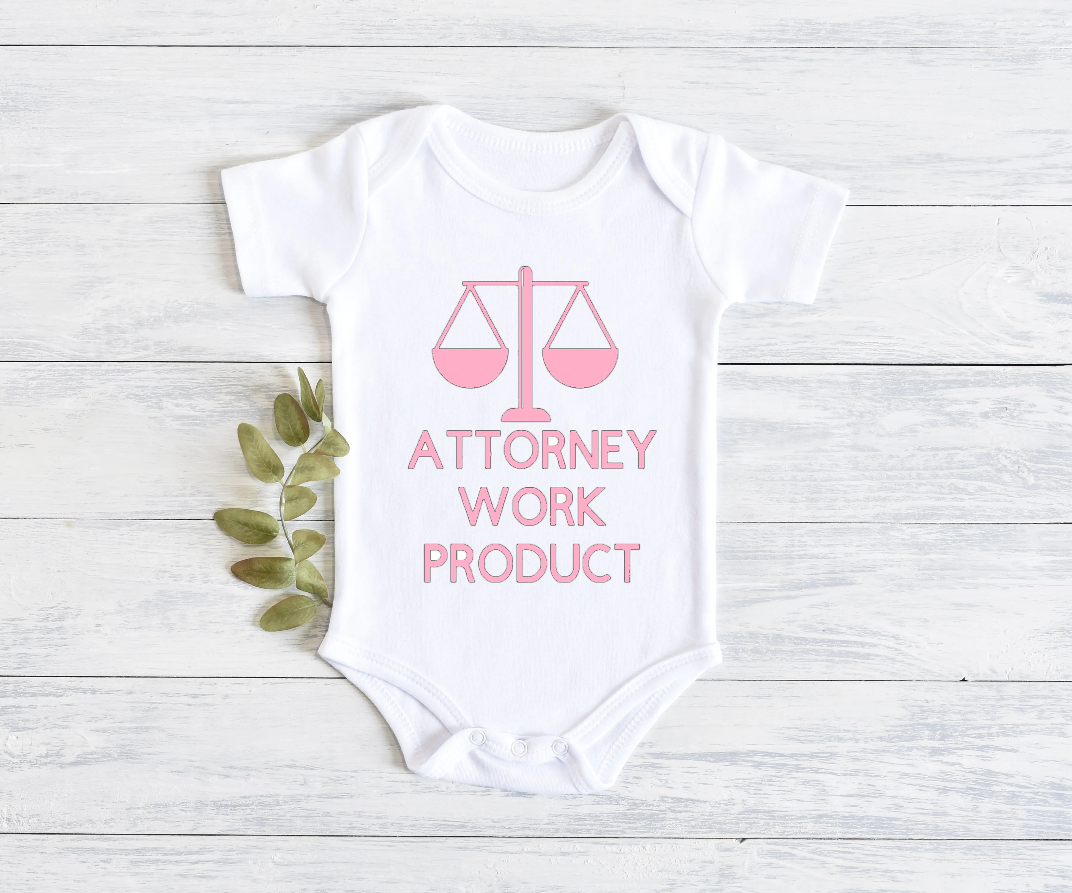 "Attorney Work Product" Onesie", Item# 10008