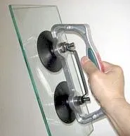 Raised Floor Multi-Purpose Narrow Panel Suction Cup Lifter - 75 mm ( 3) Cup Diameter