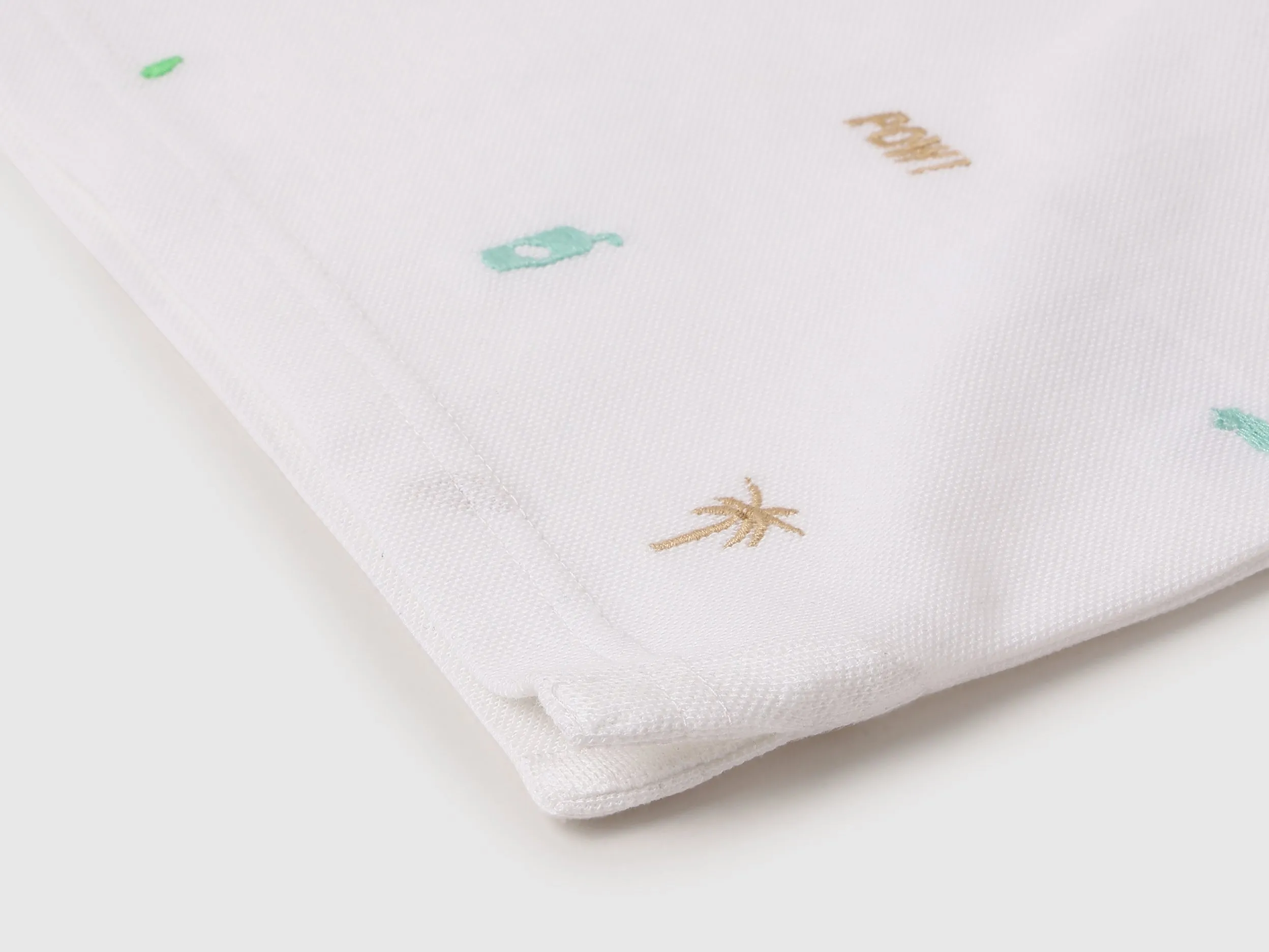 Regular Fit Polo Neck Embroidered T-Shirt