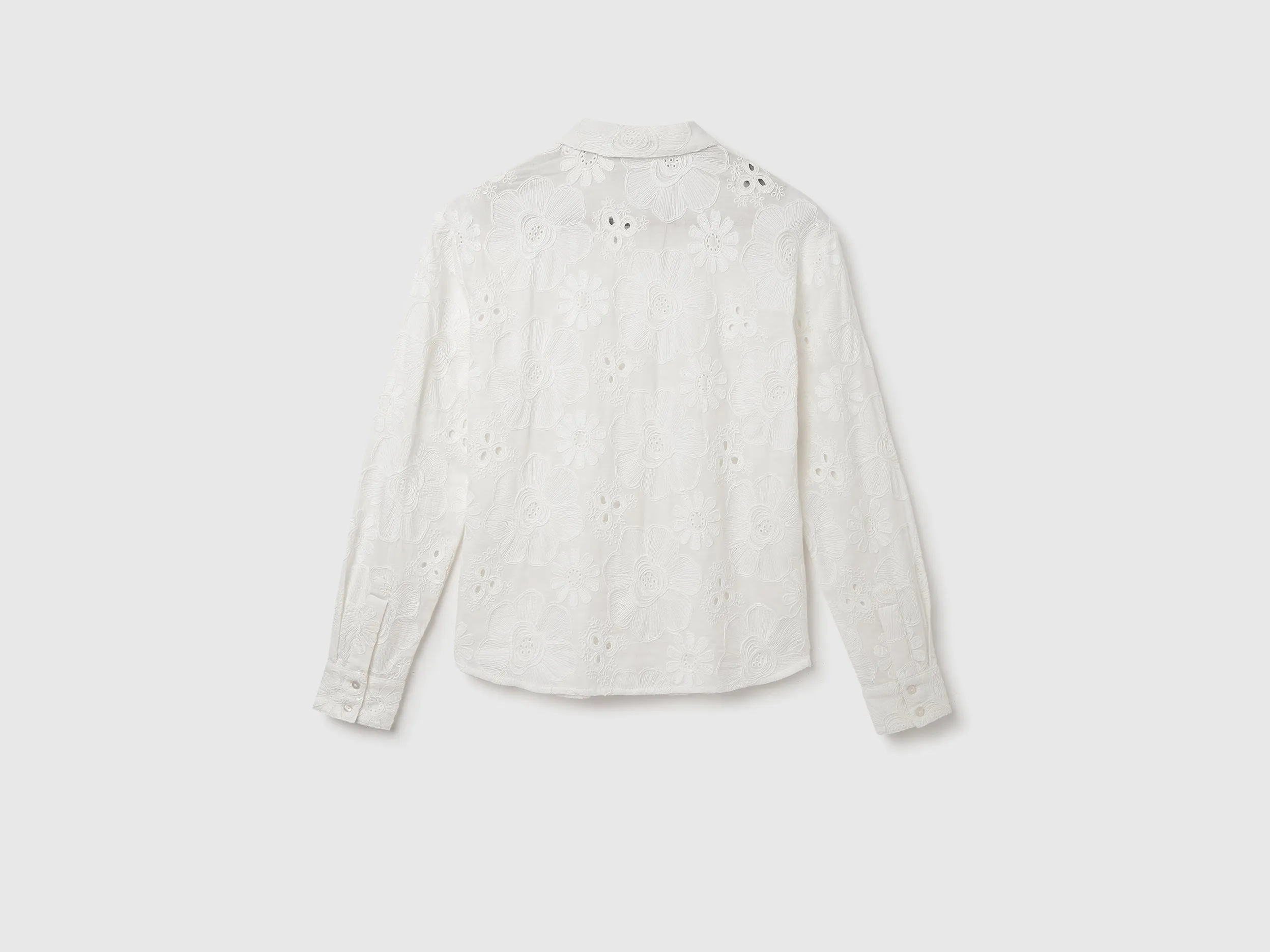 Regular Fit Spread Collar Embroidered Shirts
