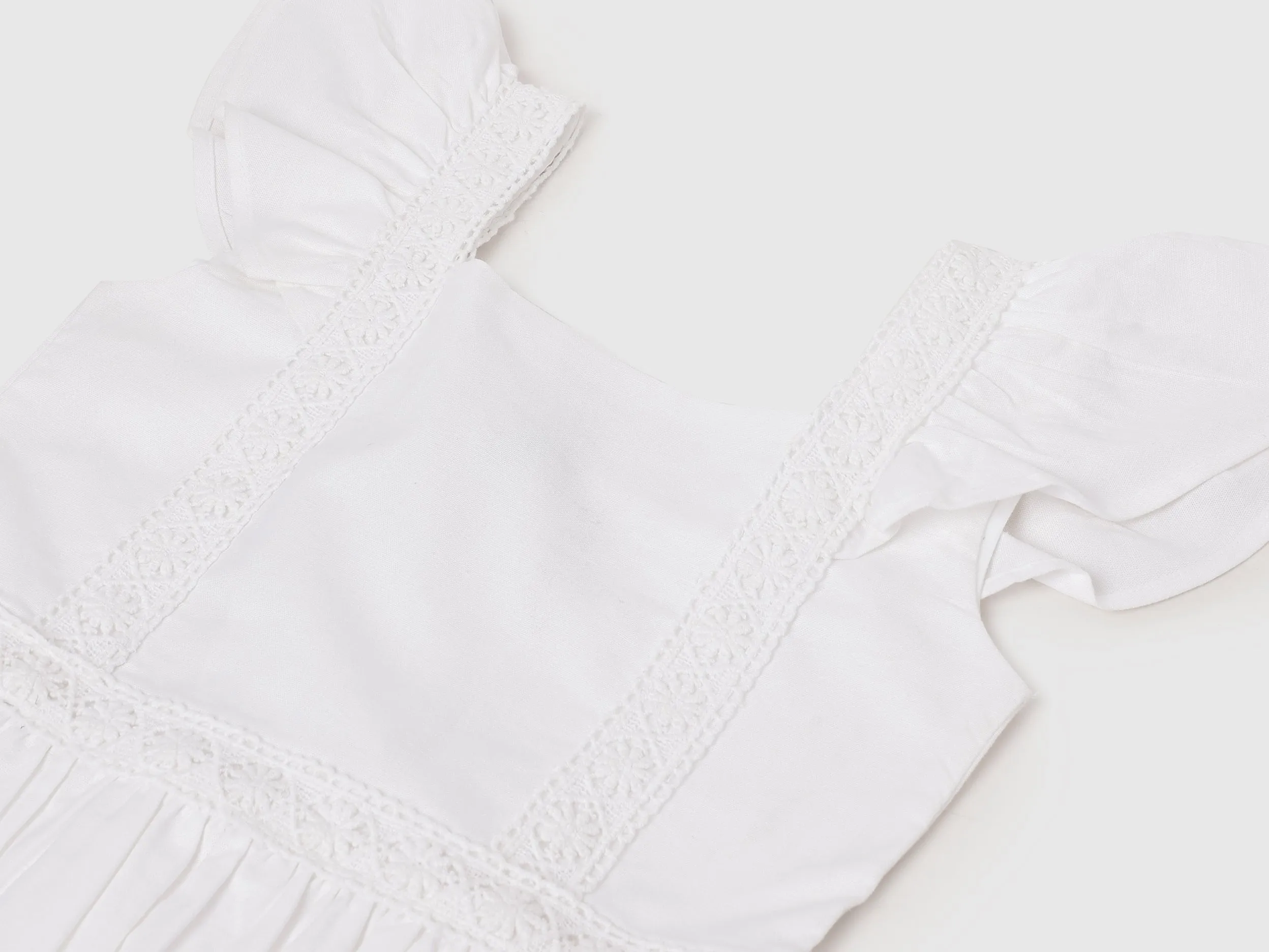 Regular Fit Square Neck Embroidered Dress
