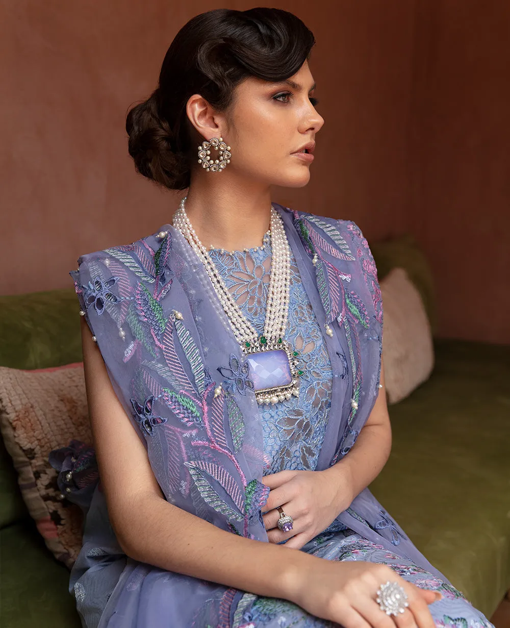 Republic Womenswear | Amaani - Eid Luxury Lawn 2023 | D4-B- SEPAL