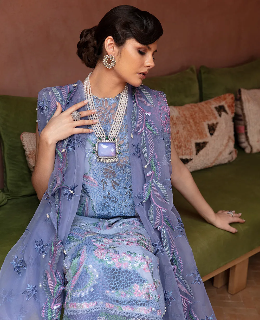 Republic Womenswear | Amaani - Eid Luxury Lawn 2023 | D4-B- SEPAL