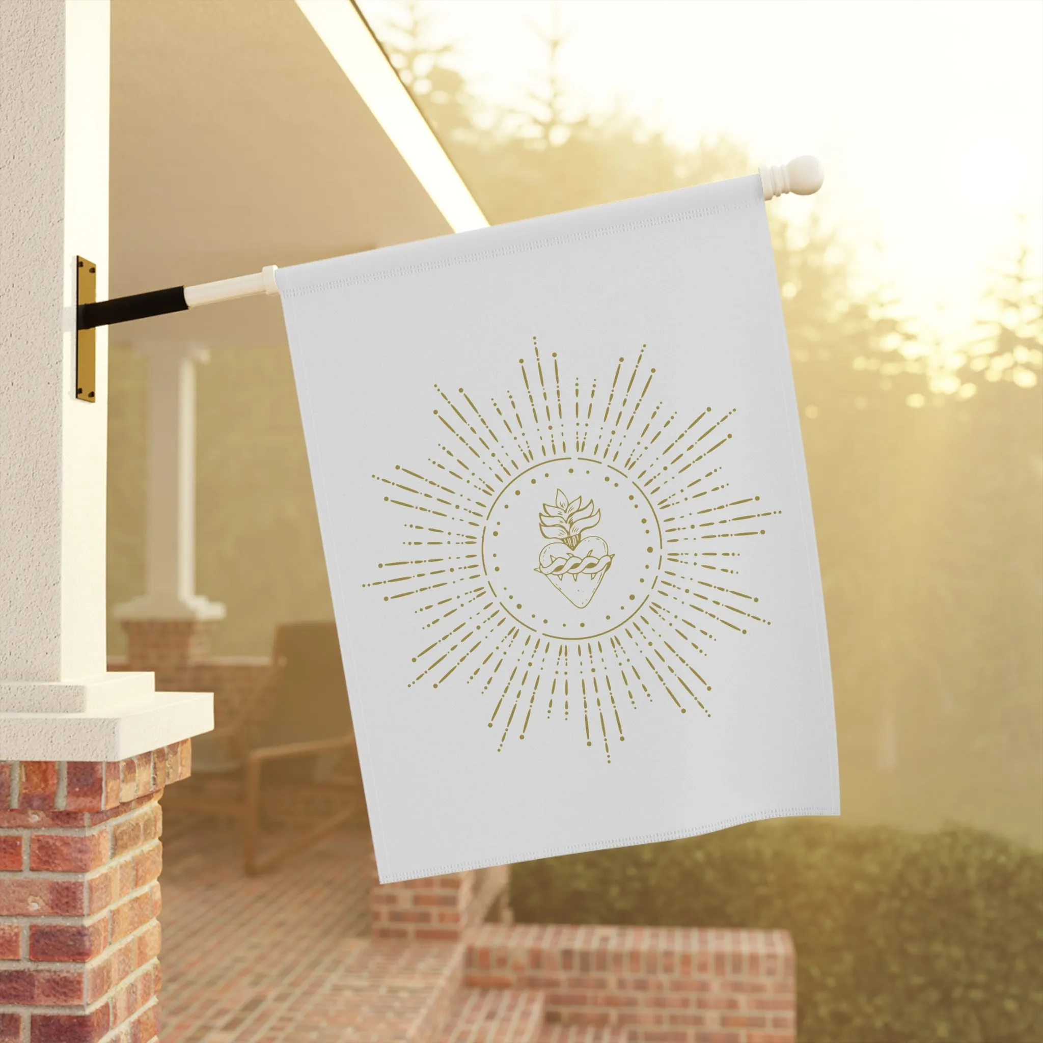 Sacred Heart of Jesus Garden Flag | House Banner