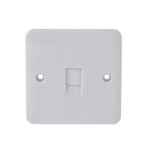 Schneider Electric GGBL7071C5 Lisse White Moulded Single RJ45 CAT5e Data Socket