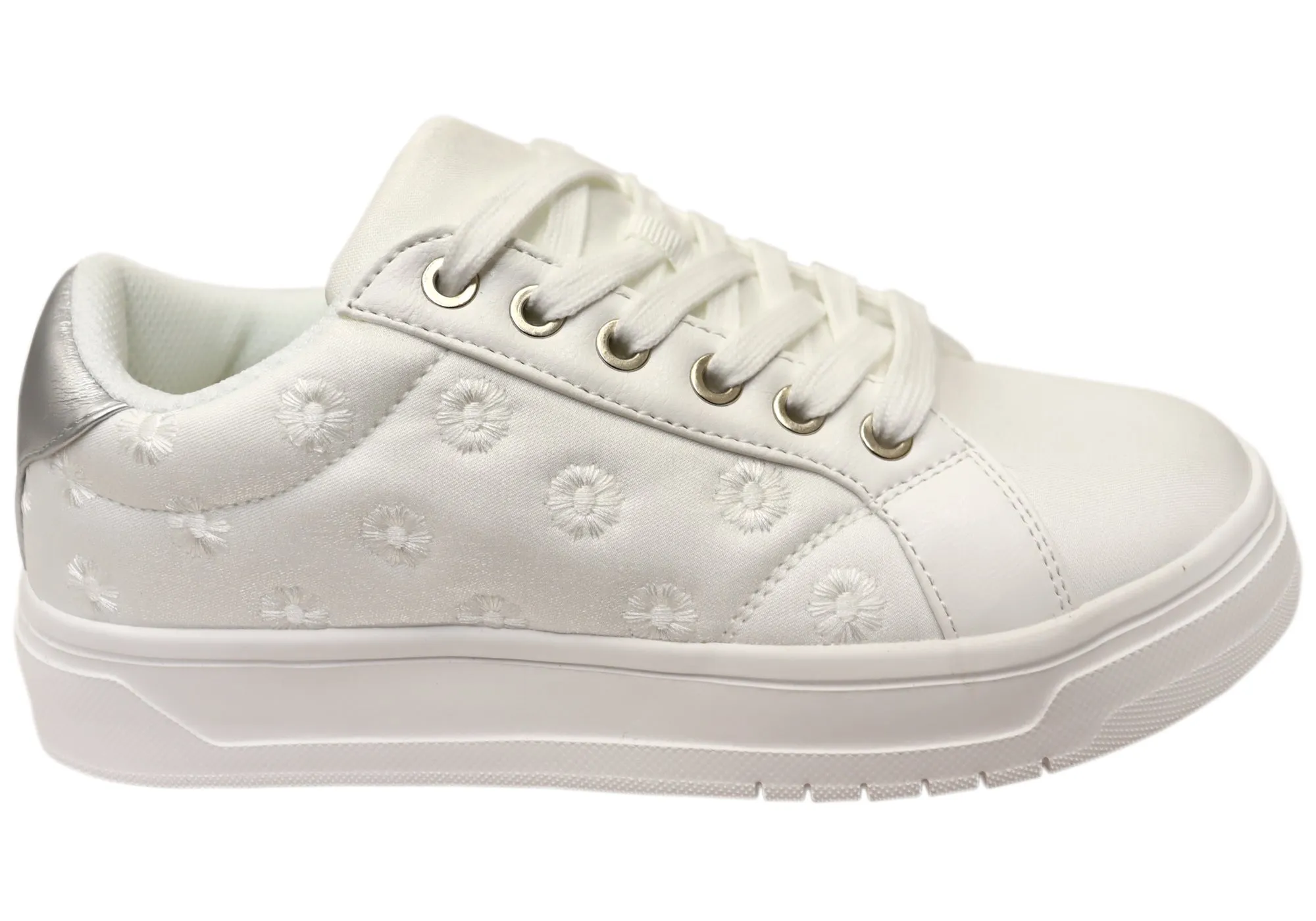 Scholl Orthaheel Womens Paisley Comfortable Supportive Sneakers