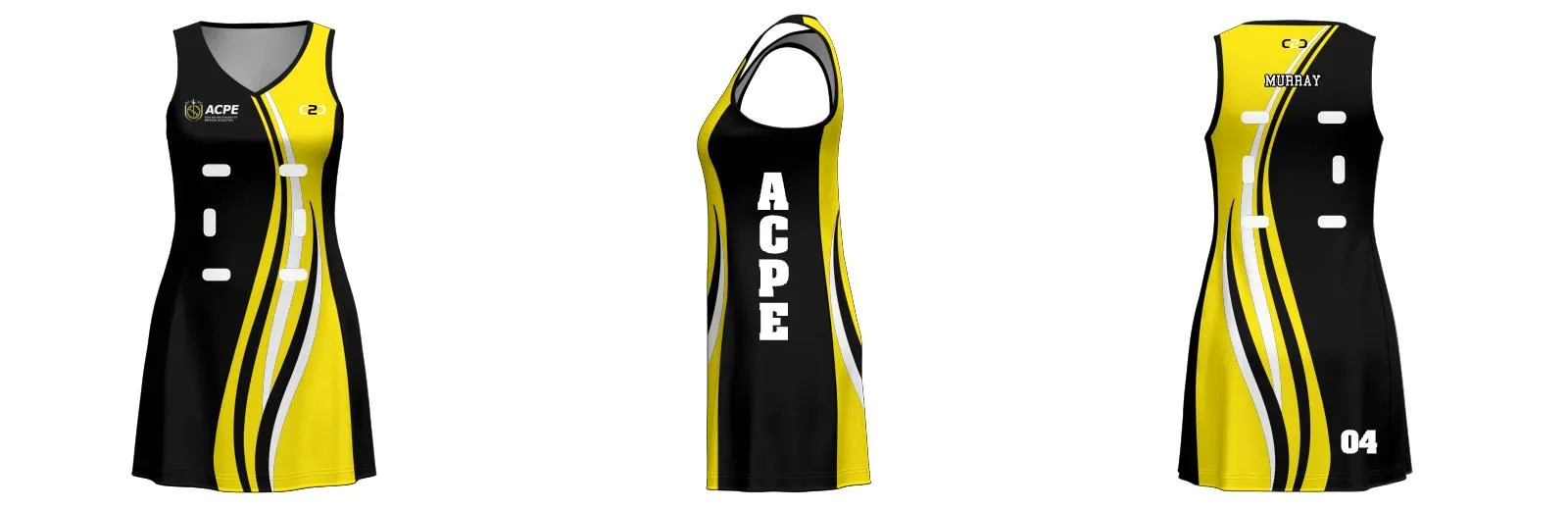 Steam Core Netball Dress Custom Design Your Own