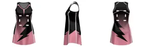 Struck Core Fusion Netball Dress V Neck Custom Design Your Own