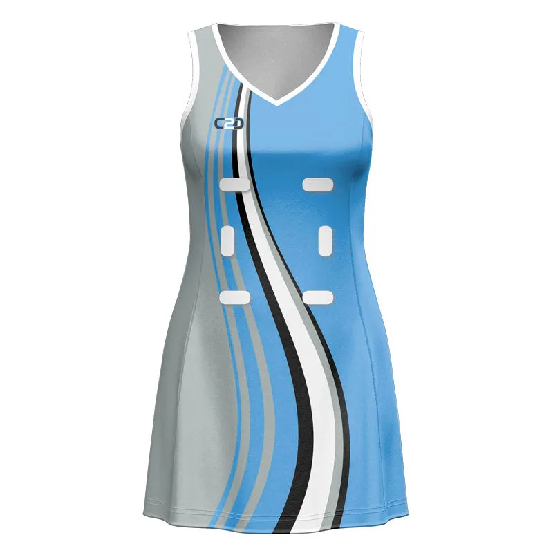 Swirl Core Netball Dress Custom Design Your Own