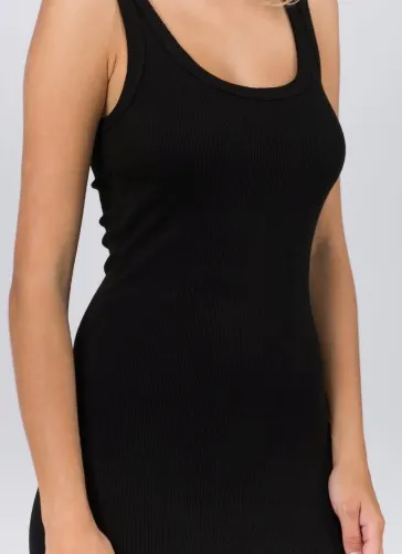 Tank Ribbed Mini Dress