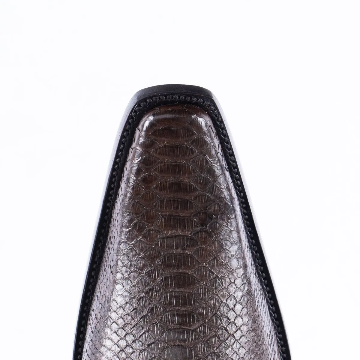 TANNER MARK EXOTIC LEATHER Python MD KT Cowboy Boots Euro Toe