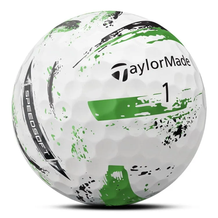 TaylorMade SpeedSoft Ink Individual Golf Ball