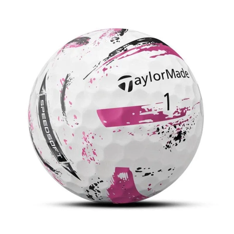 TaylorMade SpeedSoft Ink Individual Golf Ball
