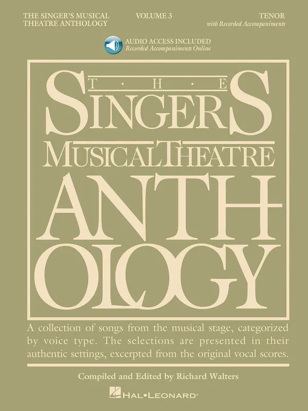The Singer's Musical Theatre Anthology Vol.3 - Tenor