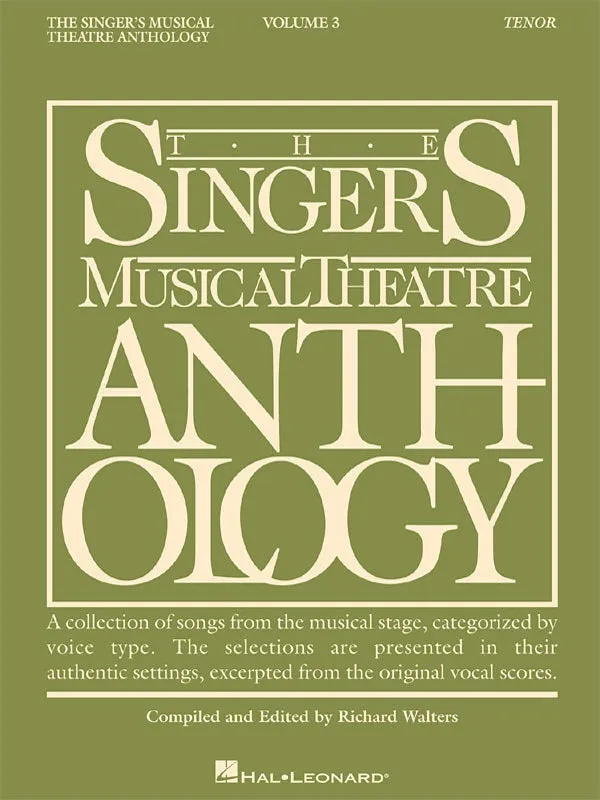 The Singer's Musical Theatre Anthology Vol.3 - Tenor