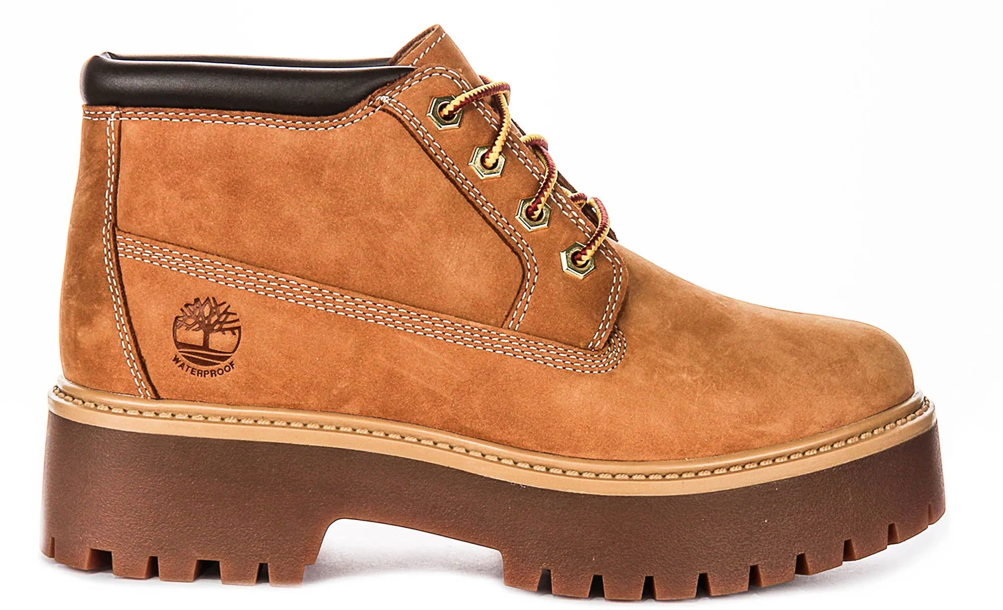 Timberland Stone Street A5Rf9 Platform In Wheat For Women
