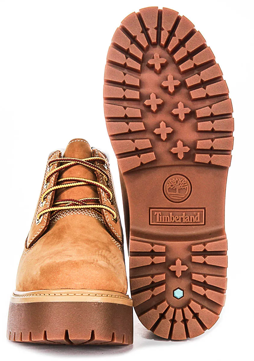 Timberland Stone Street A5Rf9 Platform In Wheat For Women