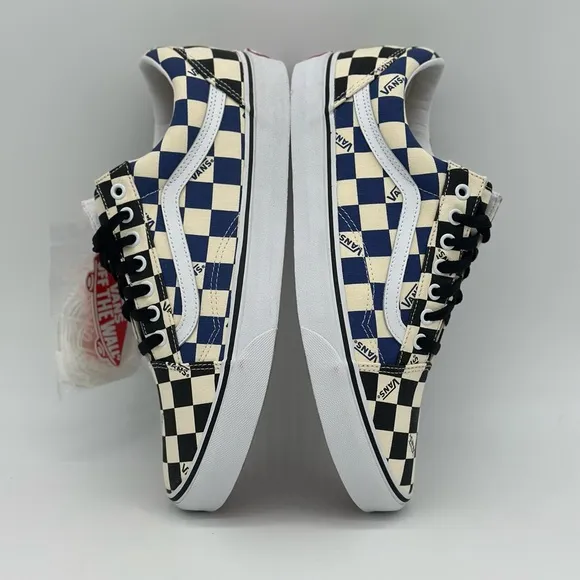 Vans Checkerboard Sneakers - Black and White