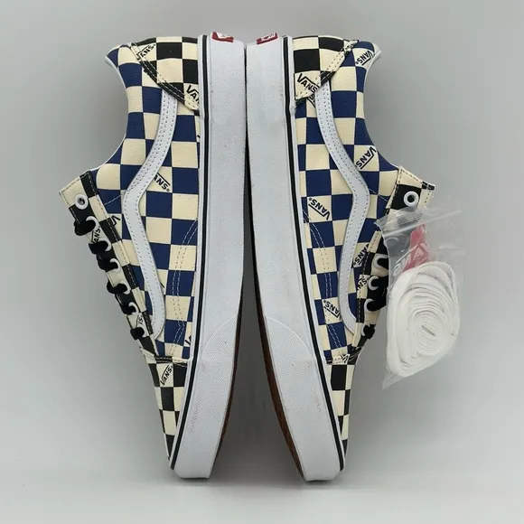 Vans Checkerboard Sneakers - Black and White