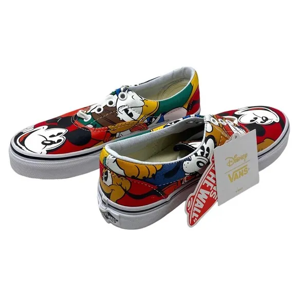 Vans Off The Wall Kids Youth X Disney Mickey Mouse &amp; Friends Era Shoes