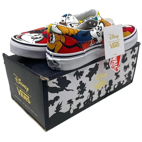 Vans Off The Wall Kids Youth X Disney Mickey Mouse &amp; Friends Era Shoes