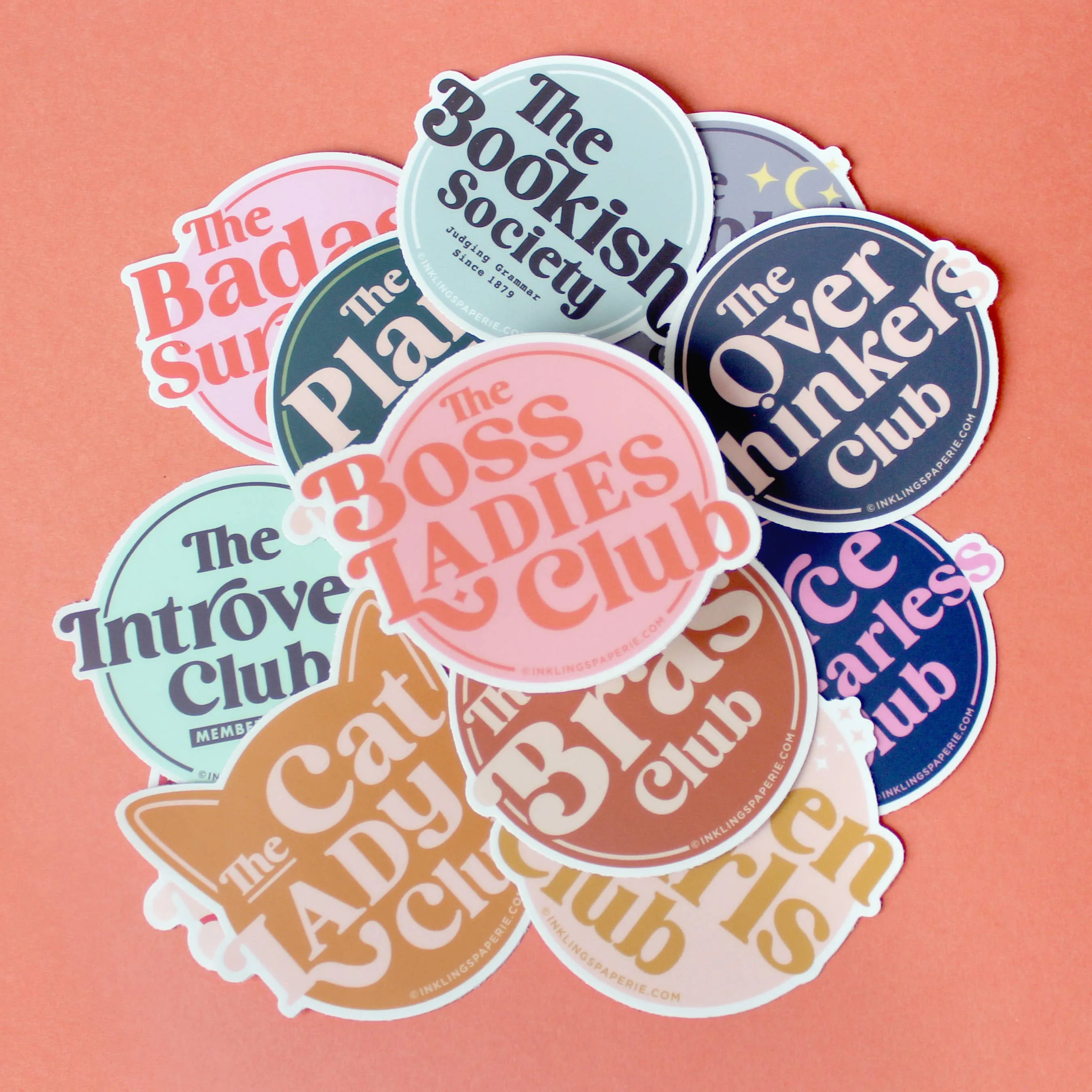 Vinyl Sticker - Overthinkers Club