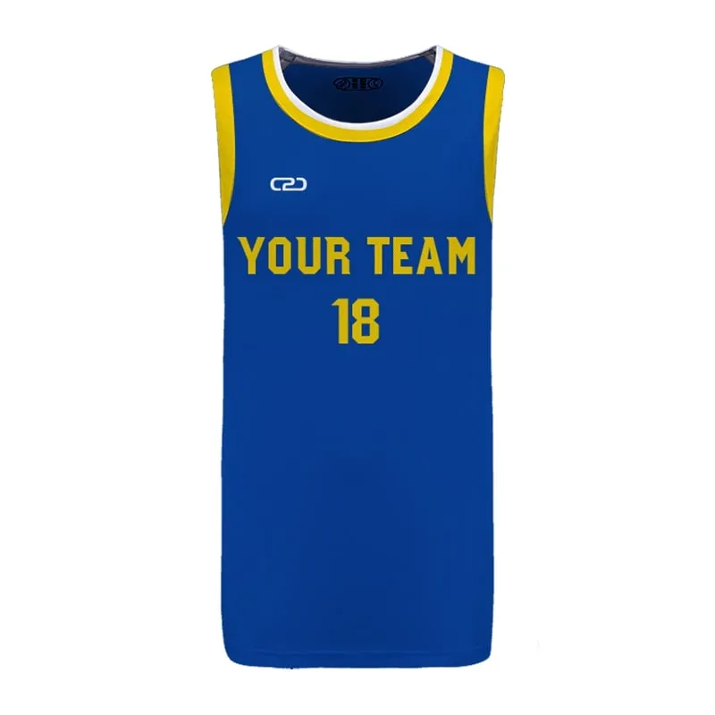 WARRIORS Icon SlimFit HP Split Basketball Singlet Design Your Own Custom