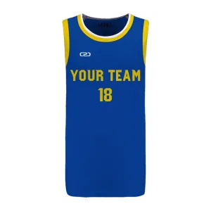 WARRIORS Icon SlimFit HP Split Basketball Singlet Design Your Own Custom