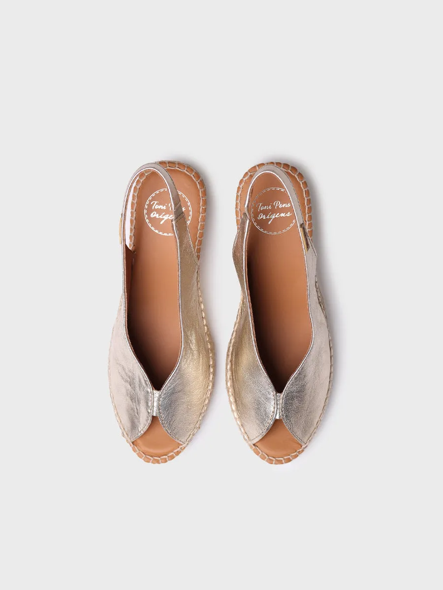 Wedge espadrilles peep toe style - LAILA-P