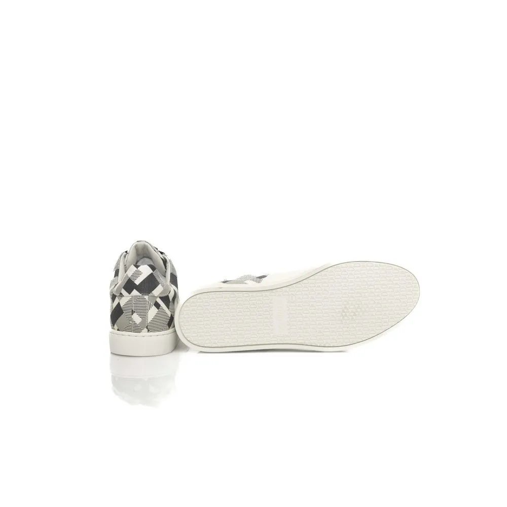 White Calfskin Men Sneaker
