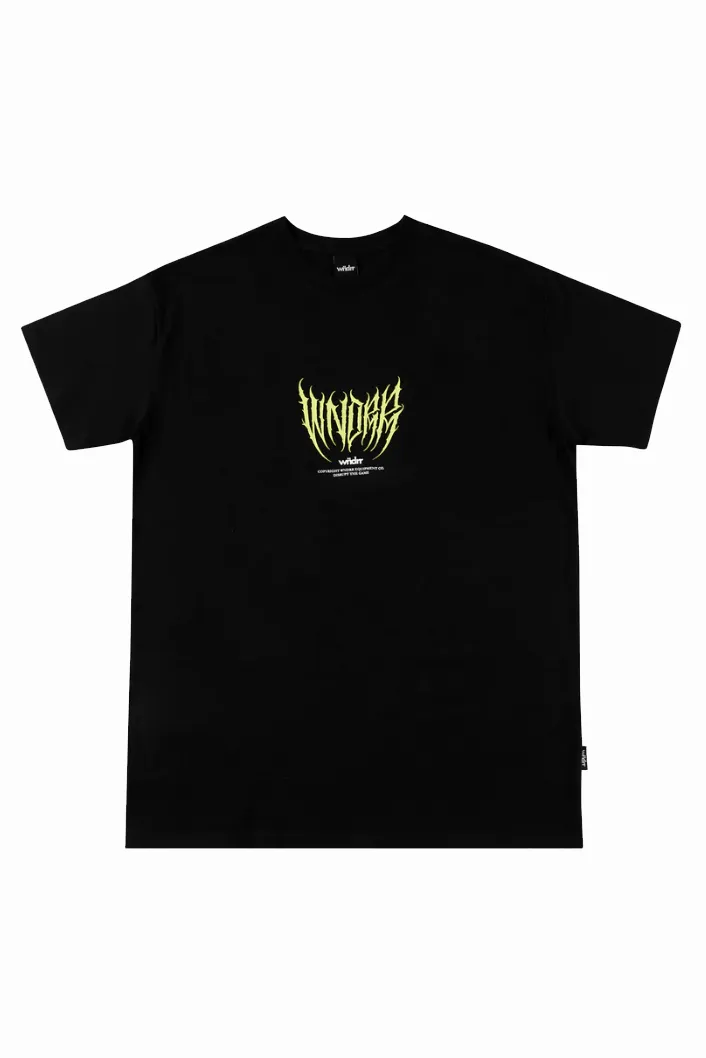 WNDRR ANGUISH CUSTOM FIT TEE - BLACK