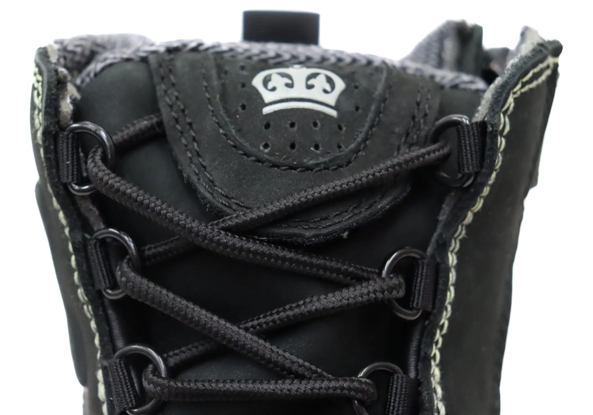 Womens KingGee Bennu Pro 6 Leather Comfortable Work Boots Black