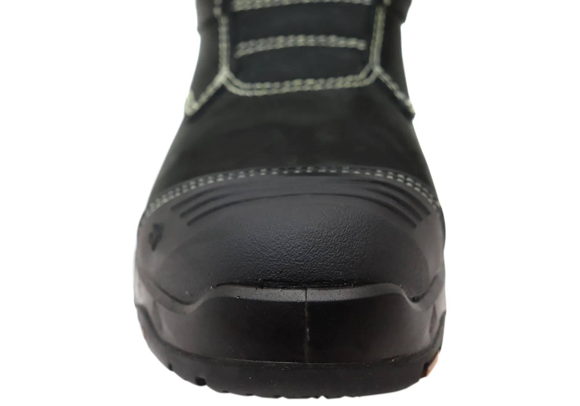 Womens KingGee Bennu Pro 6 Leather Comfortable Work Boots Black